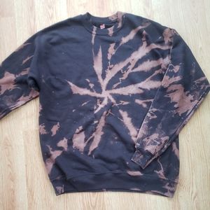 Bleach Tie-Dyed Crewneck Sweatshirt